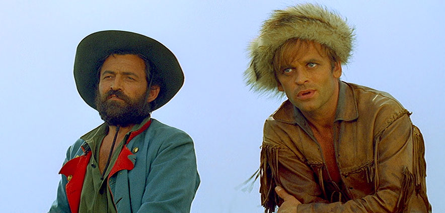  Илия Ивезич и Клаус Кински в вестерне в вестерне Виннету II (1964) 