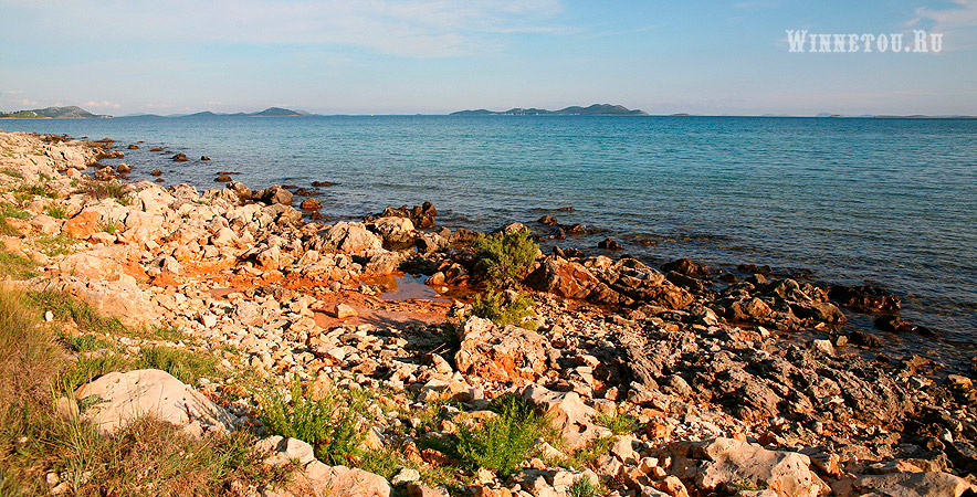 Безлюдная живописная бухта. Црвена Лука, Crvena Luka