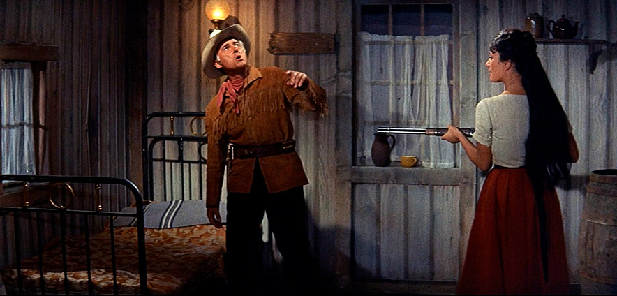 Стюарт Грейнджер и Елена Жигон в вестерне =Верная Рука - друг индейцев=