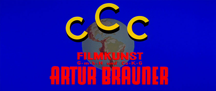  Фирменная заставка кинокомпании Артура Браунера CCC-Film 